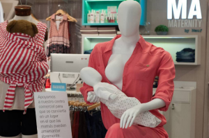 Breastfeeding mannequins in Colombia are helping break stigma around public nursing.