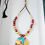 Multi Terracotta Fashion Necklace