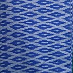 Blue Pochampalli Cotton Dress Material Without Dupatta