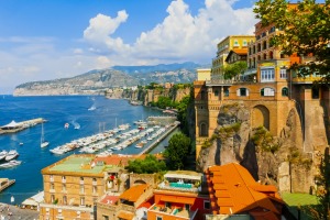 The coast of Sorrento, Italy.