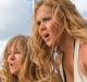 Goldie Hawn and Amy Schumer play a mother and daughter on the run in <i>Snatched.</i> 