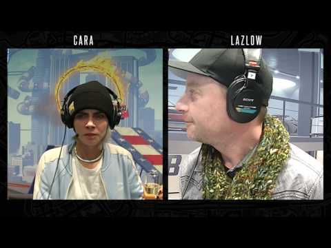 CARA DELEVINGNE PLAYS GTA V Livestream