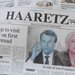 The English edition of the Israeli newspaper Haaretz in Jerusalem last week.