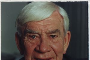 Lou Richards, AFL football commentator Pic: Wayne Ludbey