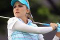 Caught in the middle: Lexi Thompson.