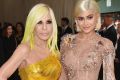 Kylie Jenner walked the Met Gala cream carpet with Donatella Versace.