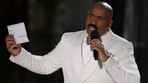 Steve Harvey has defended his stern backstage demands.