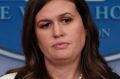 Deputy White House press secretary Sarah Huckabee Sanders addressing the media on Thursday. 