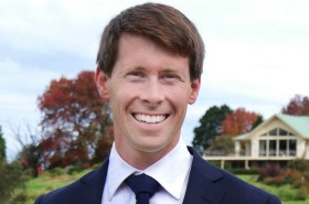 Olympian Ed Fernon at the former Katoomba Golf Course, Blue Mountains.