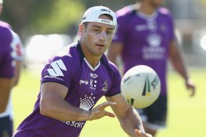 Not interested: Cooper Cronk doesn't want to play rugby and the Waratahs don't want him.