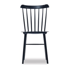  - Black Ironica Dining Chair by Tom Kelley for TON - Dining Chairs