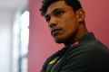 LONDON, ENGLAND - OCTOBER 06: Lopeti Timani of Australia faces the media following an Australia training session at The ...