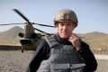 Prime Minister Malcolm Turnbull, pictured during a recent visit to troops in Afghanistan.