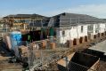 New homes under construction in the rapidly growing Geelong suburb of Armstrong Creek.