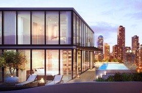 Gurner and David Hicks luxury apartment collaboration at 74 Eastern Rd, South Melbourne.