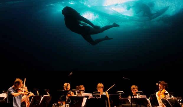 Deep water: Jon Frank's video work formed part of the backdrop for the Australian Chamber Orchestra's The Reef concerts ...