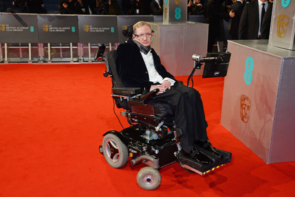 hawking red carpet