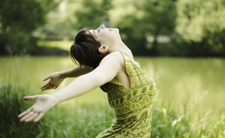 Woman in Field