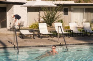 The Horizon Hotel  in Palm Springs, designed by William Cody for Jack Wrather in 1952.