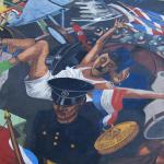 Battle of Cable Street mural detail.