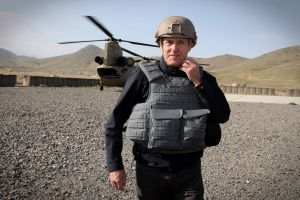 Prime Minister Malcolm Turnbull, pictured during a recent visit to troops in Afghanistan.