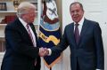 US President Donald Trump meeting with Russian Foreign Minister Sergey Lavrov in the Oval Office last week.