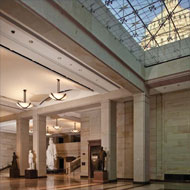 Emancipation Hall in the Capitol Visitor Center