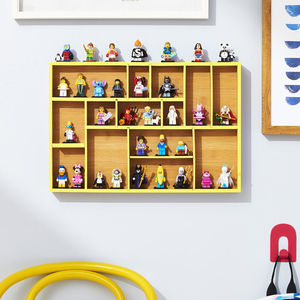 Kids Collections Adjustable Bamboo Drawer Organizer Wall Display