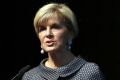 Foreign Minister Julie Bishop speaks at the opening of the Kimberley Process in Perth on May 1, where Chinese delegates ...