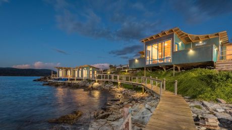 The Picnic Island Freycinet complex has been nominated for an Australian Institute of Architects award, for the Small ...