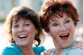 Erin Moran, left, and Marion Ross at the Academy of Television Arts and Sciences in Los Angeles in 2009.