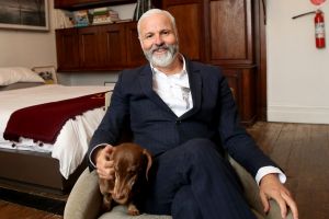 BalletLab artistic director Phillip Adams at his company's new home, the South Melbourne Temperance Hall, which includes ...