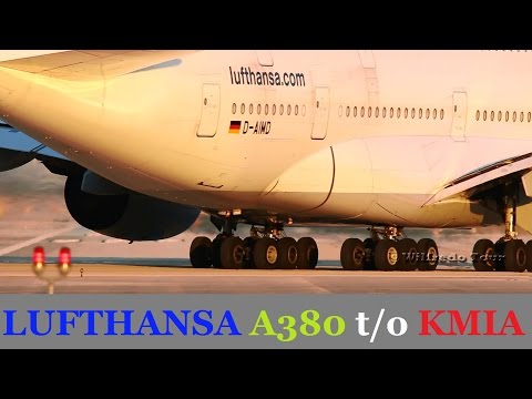 Lufthansa A380 t/o and AA 757 FOD Encounter