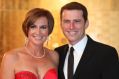 Karl Stefanovic and Cassandra Thorburn at the 2011 Logies.