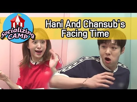 [secret training variety show]Hani X CHANGSUB collaboration  Food intake