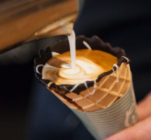 Choc-coffee combo: Caffeine addicts and chocoholics beware. 