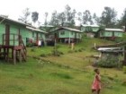 Houses in Vunidogoloa, Fiji.