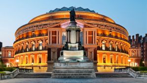 Royal Albert Hall at Night .