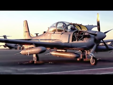 U.S. Delivers First A-29 Super Tucanos To Afghanistan