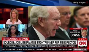 CNN: Joe Lieberman Is 'Done Deal' For Next FBI Director