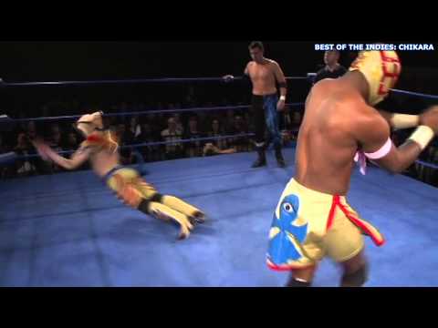 [CHIKARA] 3.0 & El Generico vs The Osirian Portal DANCE OFF!