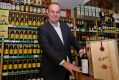 Peter Dixon of Treasury Wine Estates with Australian wines at Jenny Lou's Shop in Beijing.