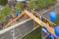 The Luchtsingel pedestrian bridge in Rotterdam shows what can be done with crowdsourced infrastructure.