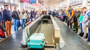 The baggage carousel, often a source of frustration for travellers.