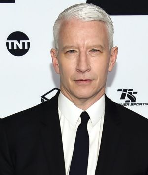 CNN News anchor Anderson Cooper attends the Turner Network 2017 Upfront presentation at The Theater at Madison Square ...