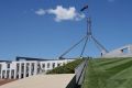 Instead of a berm or moat, a new fence will cut across the lawns at Parliament House.