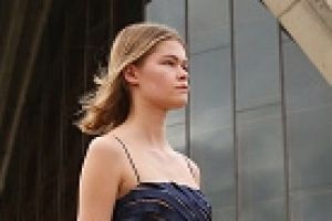 SYDNEY, AUSTRALIA - MAY 14:  A model walks the runway during the Mercedes-Benz Presents Dion Lee show at Mercedes-Benz ...