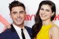 Zac Efron and Alexandra Daddario at the Australian premiere of Baywatch at Hoyts EQ, Sydney, on Thursday.