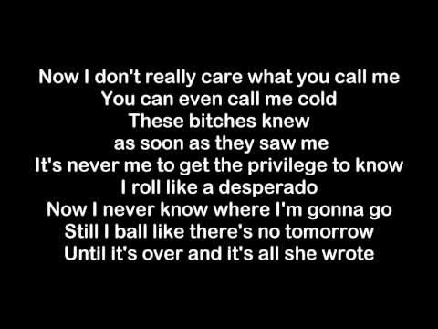 Eminem That's All She Wrote Lyrics (Solo Version)