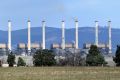 The last smoke from the chimneys of the Hazelwood power plant in late March.